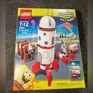 LEGO 3831 - Rocket Ride; SpongeBob, 2008, Almost Complete